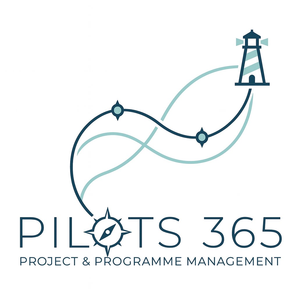 Pilots 365 — Project and Programme Management. A route leading to a lighthouse.